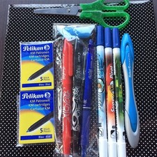 LOTTO CARTOLERIA FRIXION GRAN PRIX DOPPIA CANCELLINO GOMMA CARTUCCE STOCK SCUOLA