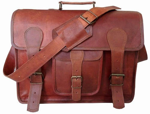 Pelle vintage uomo messenger - pelle,
