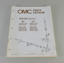 Catalogo Ricambi Johnson Evinrude Fuoribordo/Outboards 200/225 Ps Modelli 5/