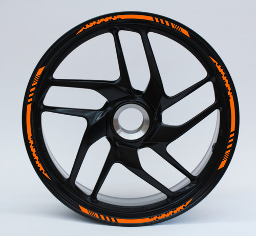 Adesivi ruote moto strisce - 16,