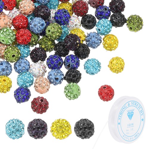 Perline argilla con - con, strass