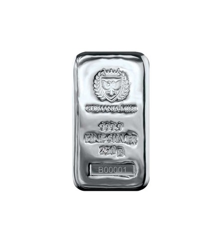 Lingotto argento 250 grammi