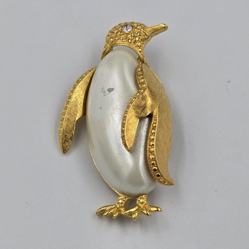 Trifari spilla pinguino grande - trifari,