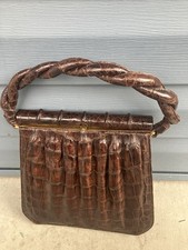 Antica borsa a mano in vera