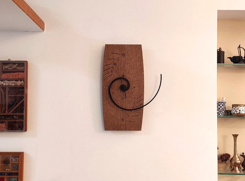 Orologio parete spirale - parete,