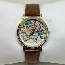 Mini orologio world map donna