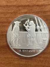 IL SESTANTE NAUTICA MARINA  MEDAGLIA ARGENTO  SILVER  .925 FDC PROOF Gr. 14