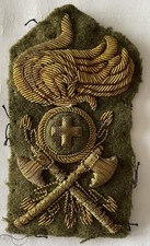 Distintivo Fregio Stoffa Genio Regio Esercito AOI  Impero Coloniale