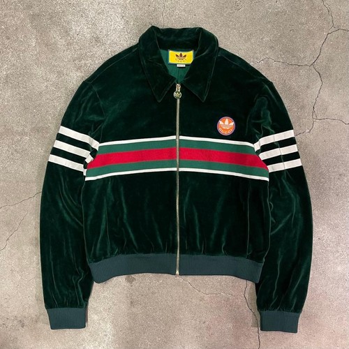 Gucci adidas velour track - adidas,