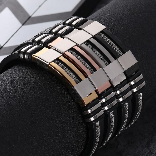 Bracciale hip hop silicone - in,