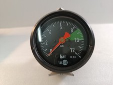 Manometro strumento indicatore pressione turbo in bar per auto d'epoca Tecsis