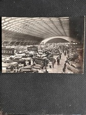 CARTOLINA TORINO - PALAZZO ESPOSIZIONE - INTERNO SALONE AUTO -   VIAGGIATA 1955