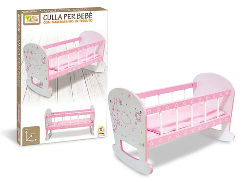 Culla legno per bambole - legno, e