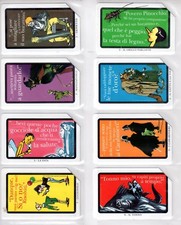 Max51 -SERIE AVVENTURE DI PINOCCHIO 8 SCHEDE GOLDEN 777-784