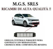 GRIGLIA CENTRALE PARAURTI NERA