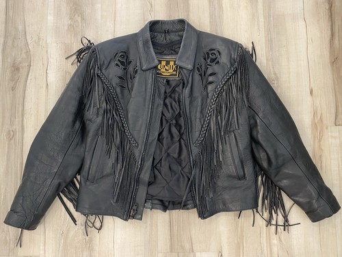 Giacca pelle moto nera - giacca,