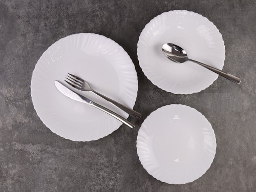Set pezzi piatti ondulati - set,