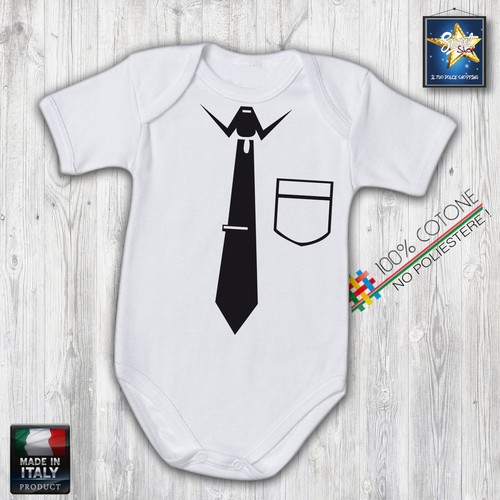 Body neonato bimbo cravatta - neonato,