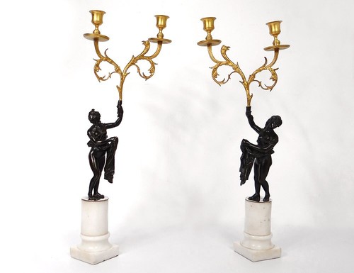Coppia candelabri luci - candelabri,