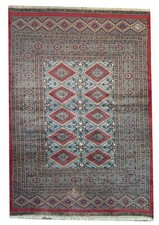 TAPPETO BUKARA TEKKEH PERSIANO VECCHIO MIS:180x130CM