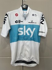 Maglia Ciclismo Team Sky Castelli UCI Pinarello Maglia Top Bici Uomo Maglia M