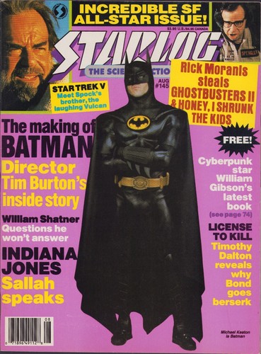Starlog 145 batman tim burton - starlog,