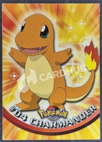 Carta pokemon topps charmander - carta,