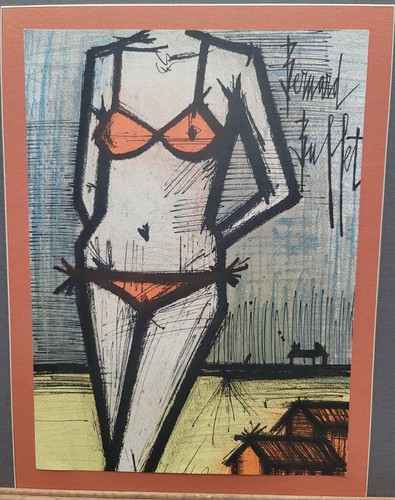 Bernard buffet vintage piatto - bernard,