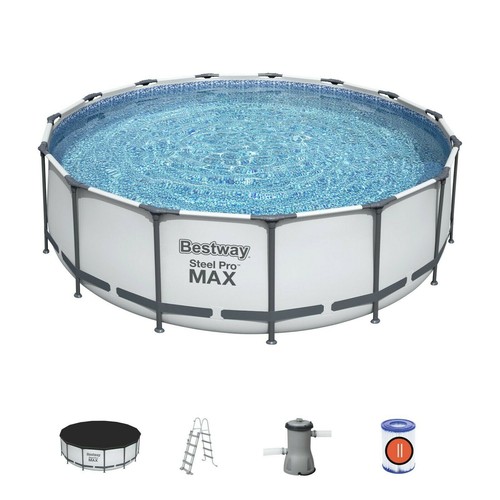 Piscina fuoriterra tonda steel - fuoriterra,