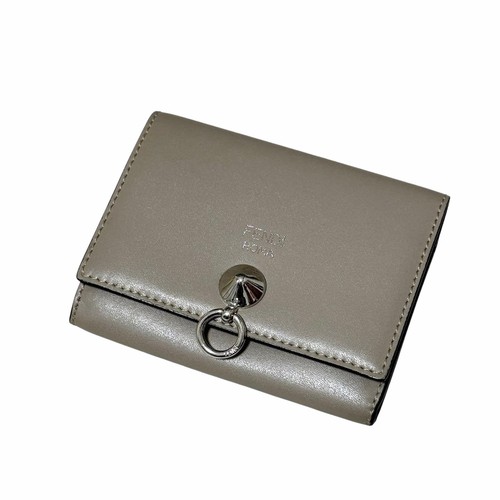 Fendi grey card case - card, bifold