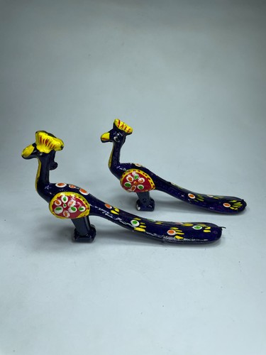 Set statuine pavone dipinte - set,