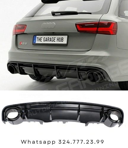 Diffusore rs6 look terminali - +,