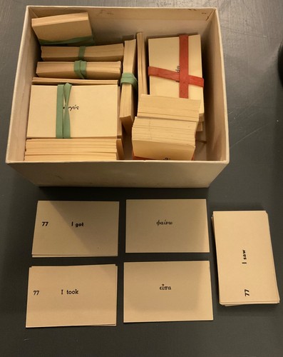 Vintage greek vocabulary - vintage,