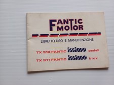 Fantic Motor 50 Issimo Kick-Pedali TX 310-TX 311 1978 manuale uso originale