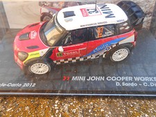 DIE CAST MINI JOHN COOPER WORKS WRC Mcarlo 2012 D.SORDO-C.DEL BARRIO  SCALA 143
