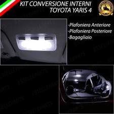 KIT LED INTERNI TOYOTA YARIS MK3 RESTYLING CONVERSIONE COMPLETA 6000K NO ERROR