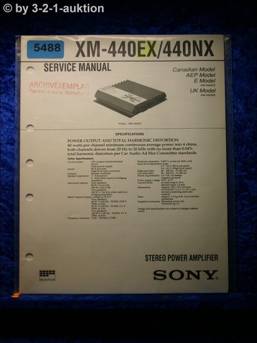 Sony service manual - service,