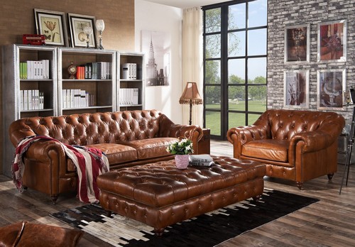 Divano vintage chesterfield - vintage,
