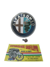 Emblema Fregio Distintivo Logo Scudo Anteriore Alfa Romeo 46558973 Usato Foto HD