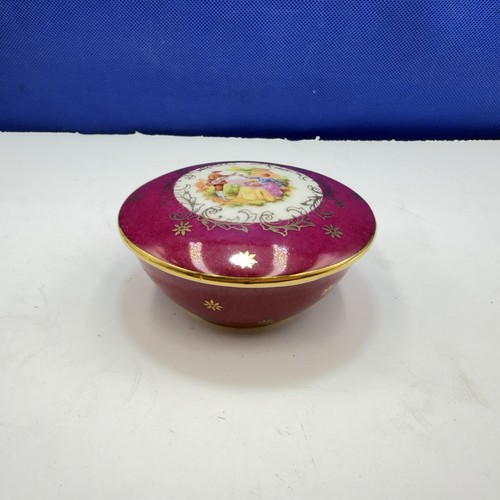 Limoges porcelain bonbonnière - porcelain,