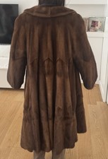 pelliccia visone marrone