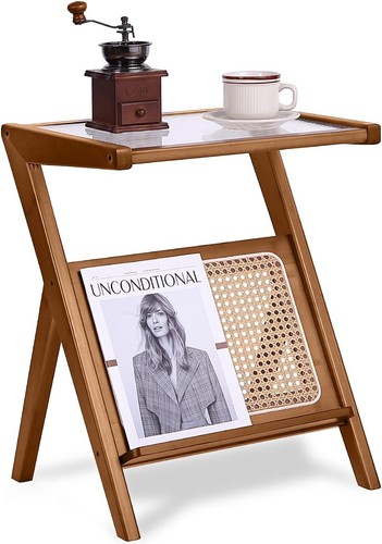 Comodino rattan tavolino - comodino,