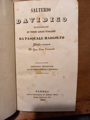 Pasquale margolfo salterio - ,
