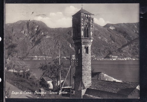 Cartolina lago como - lago,