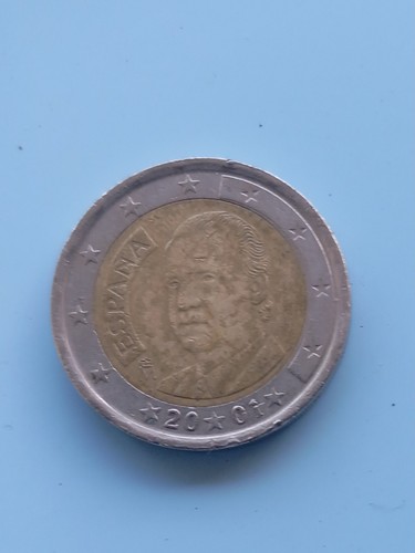 Moneta euro 2001 - moneta, da