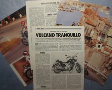 MOTOSPRINT987-PROVA / TEST-1987- KAWASAKI VN 750 VULCAN - 6 fogli 