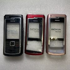 Ricambio x3 Nokia N72 nero, rosso, rosa custodia