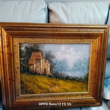 quadro olio su tela paesaggio
