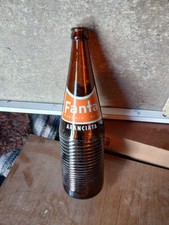 Bottiglia aranciata Fanta vuota vintage anni '60 '70  n 2  bottigli
