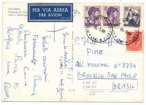 Italia 1968 cartolina - 1968,